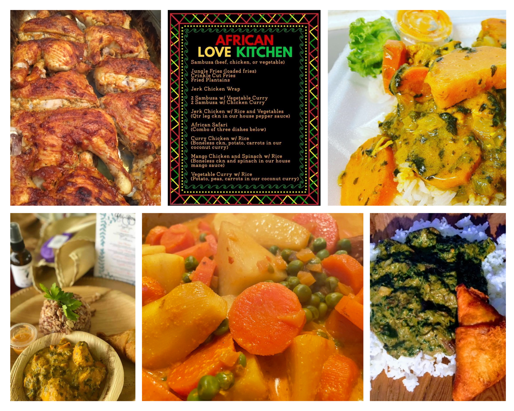 African Love Kitchen Menu Items