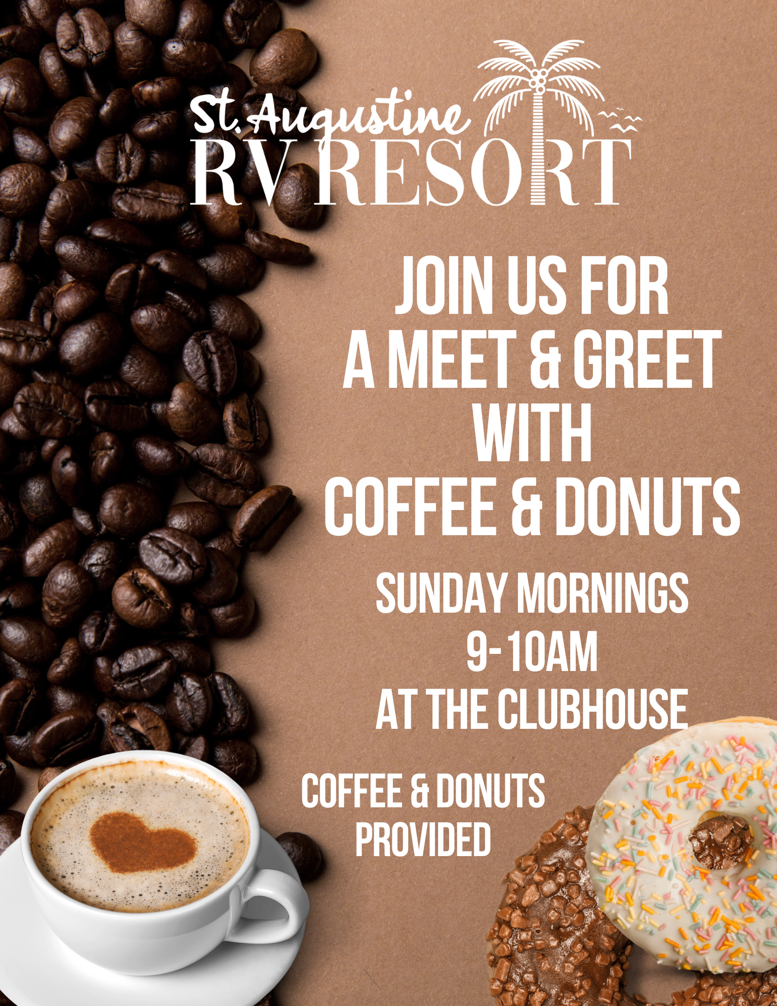 Coffee & Donuts Meet-Greet Sundays