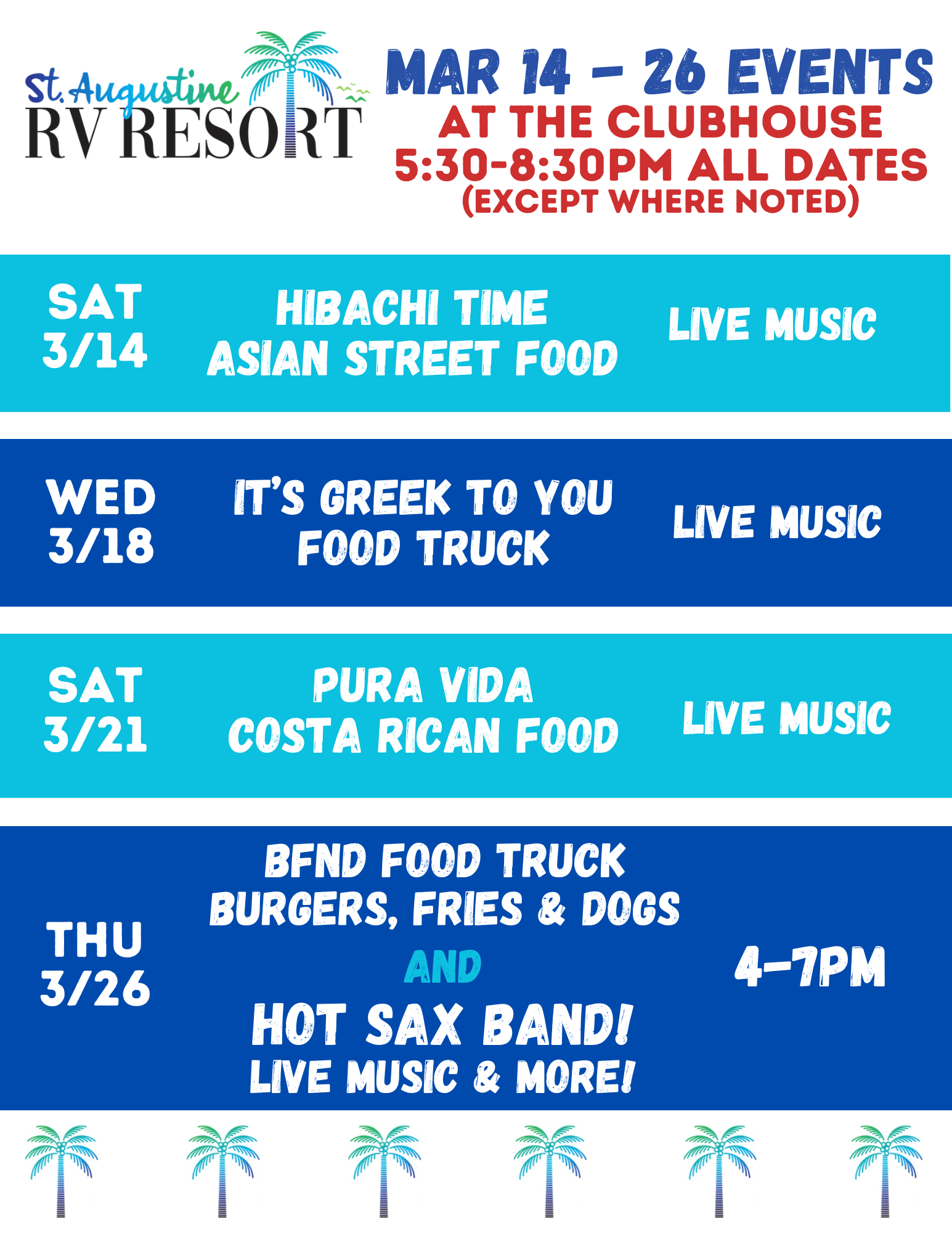 March 14-26 2026 Events