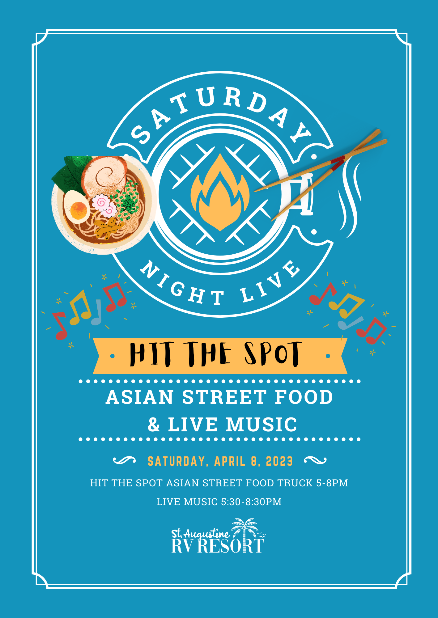 Sunday Night Live Food Truck & Music Flyer-3