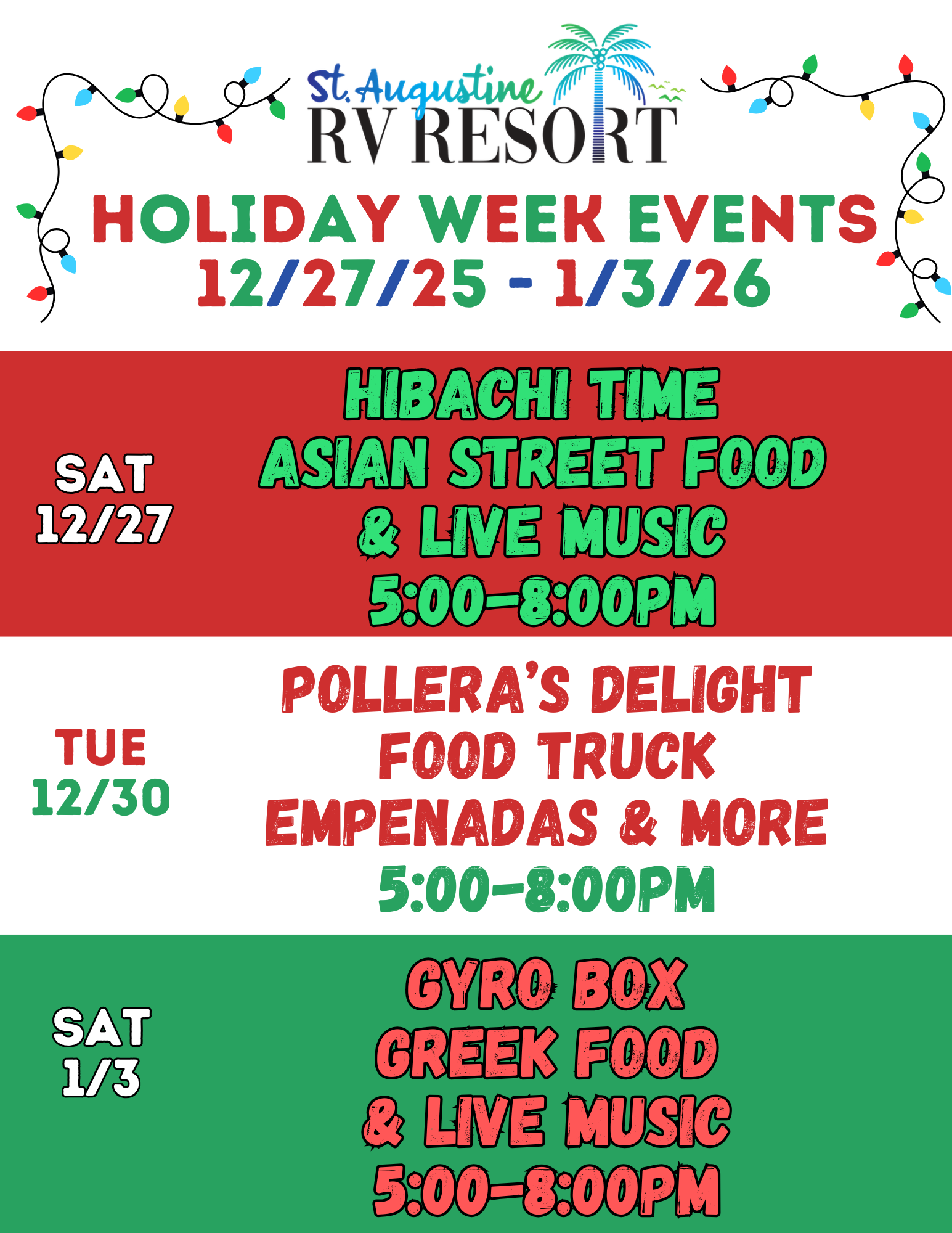 Year-End Holiday Weeks Events 202526-2