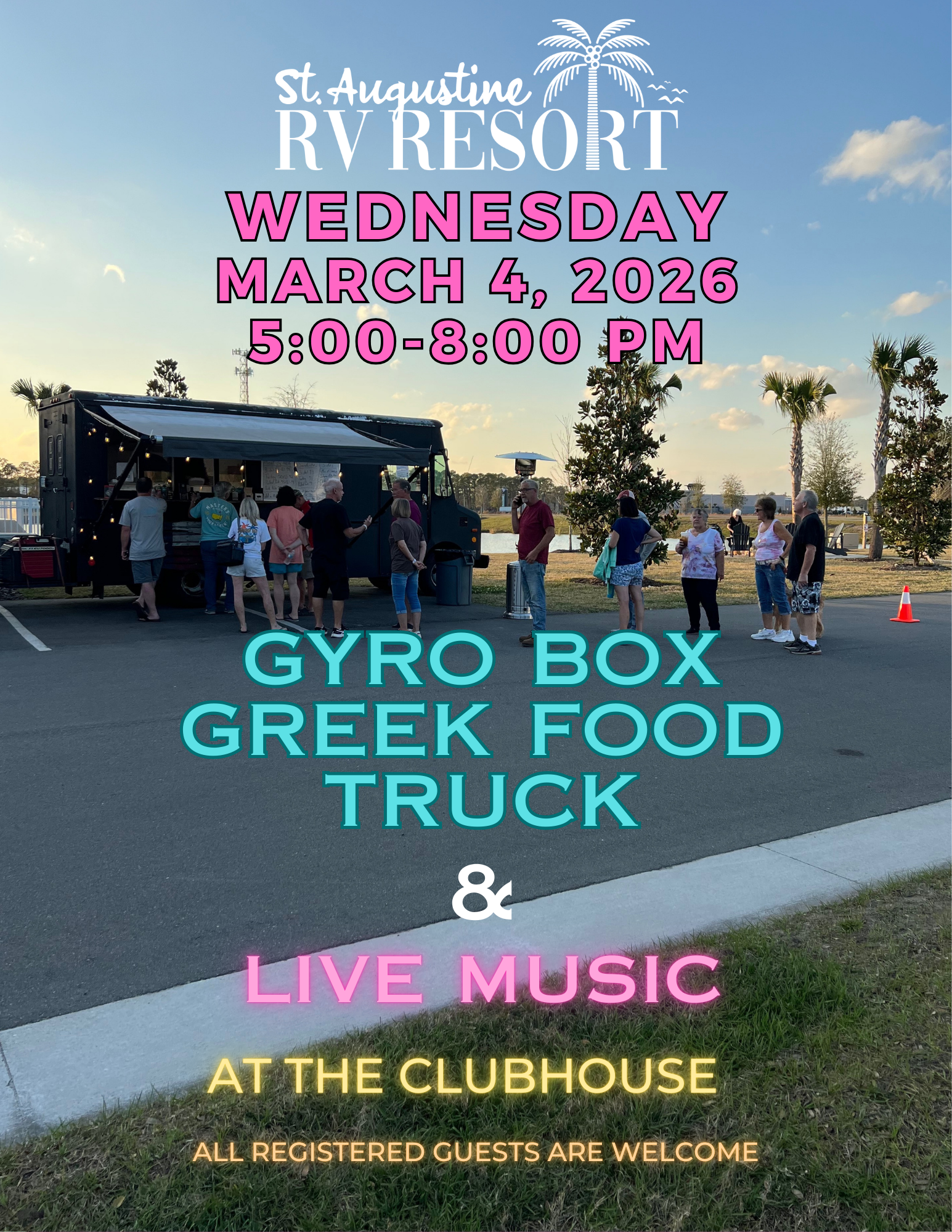 Food Truck & Live Music Weds March 4 2026