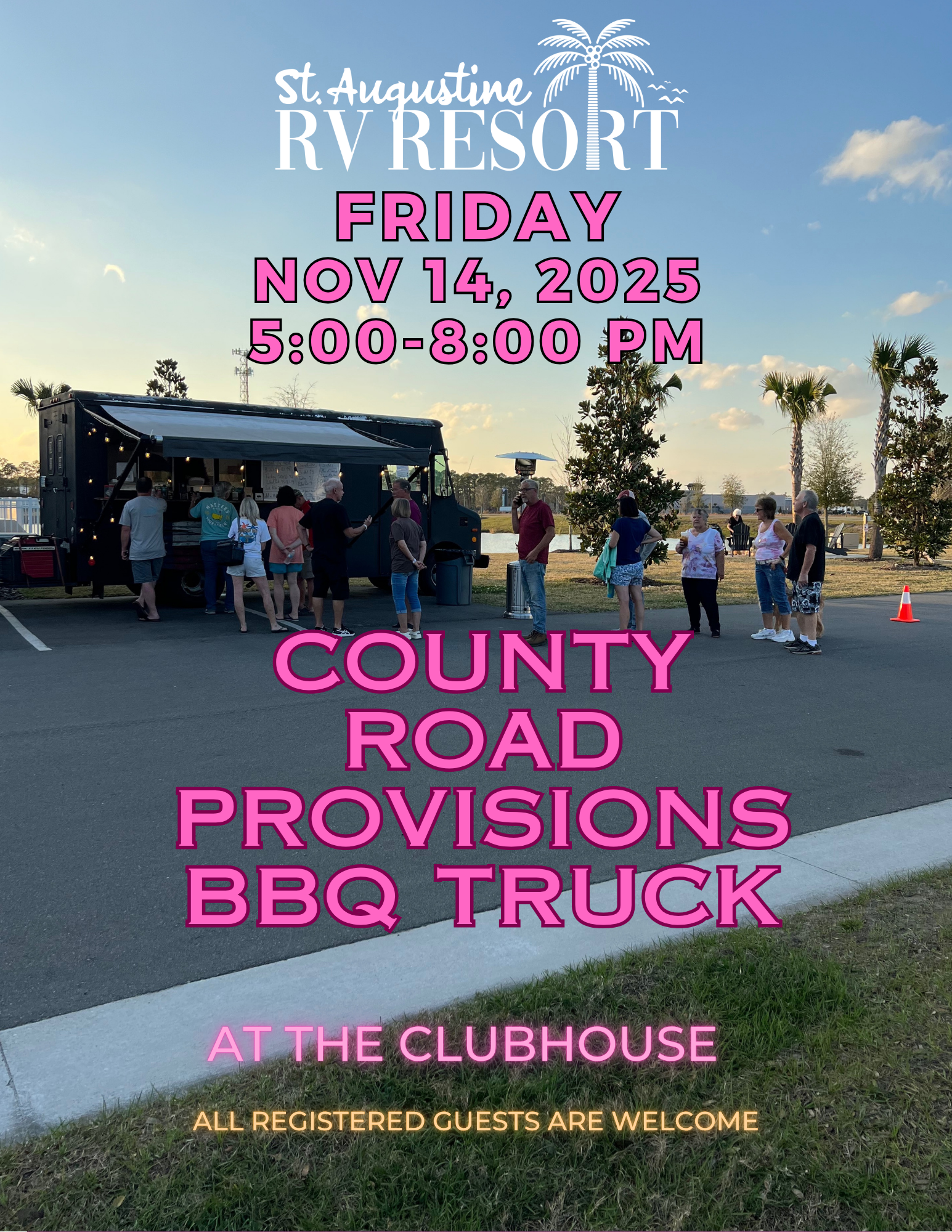 County Road BBQ Truck Friday 11/14 5pm to 8pm
