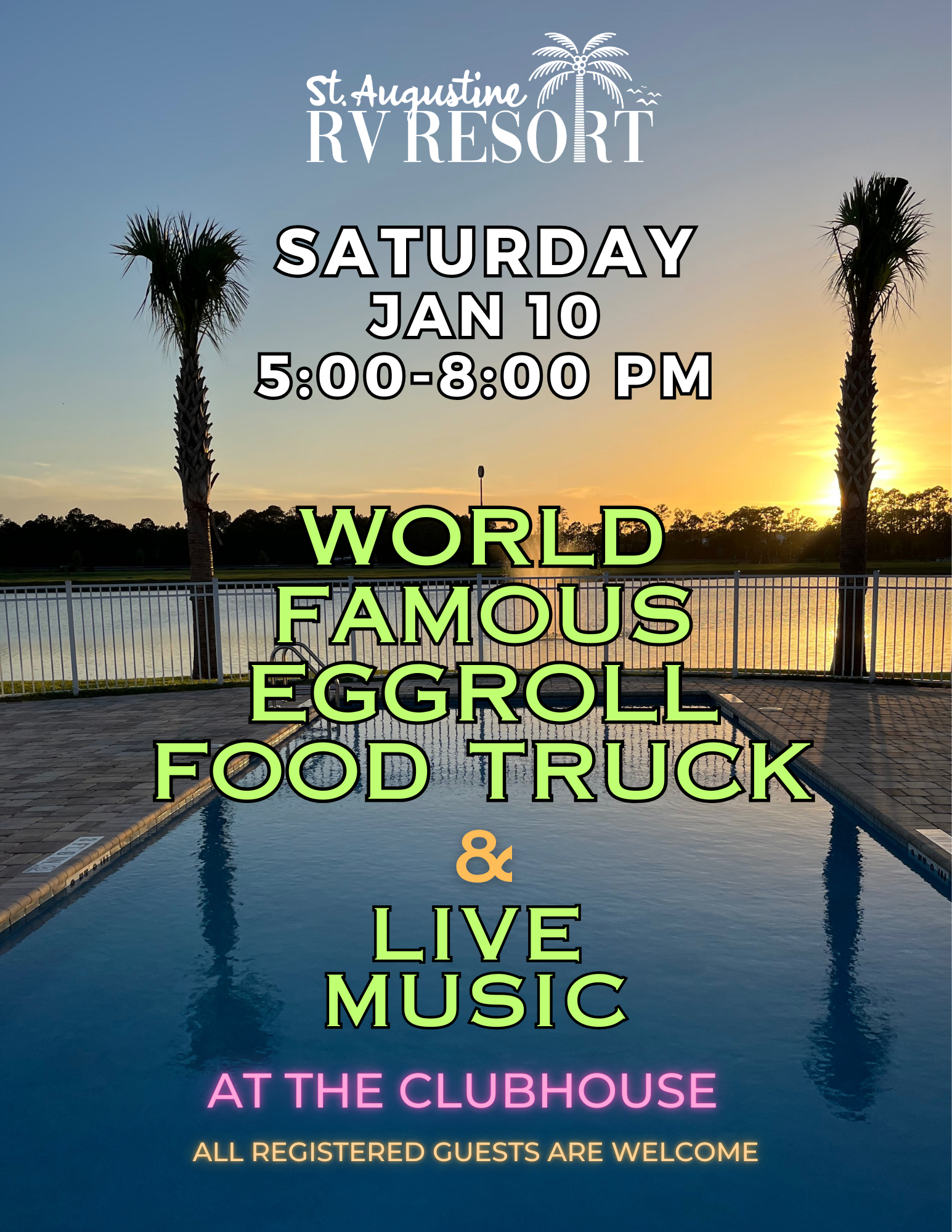 World Famous Eggroll Truck & Live Music 1/10