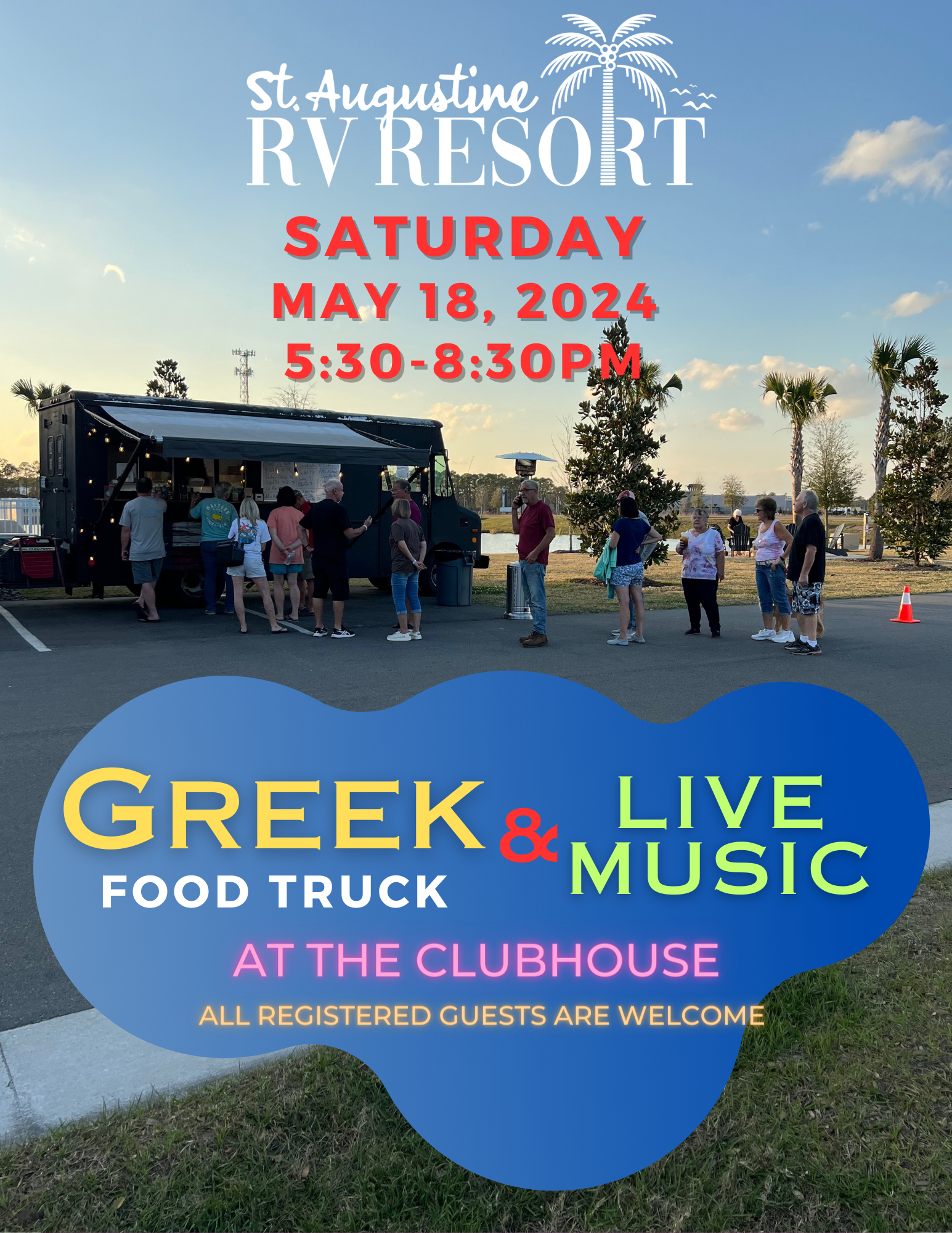 Greek Food Truck & Live Music Saturday May 18