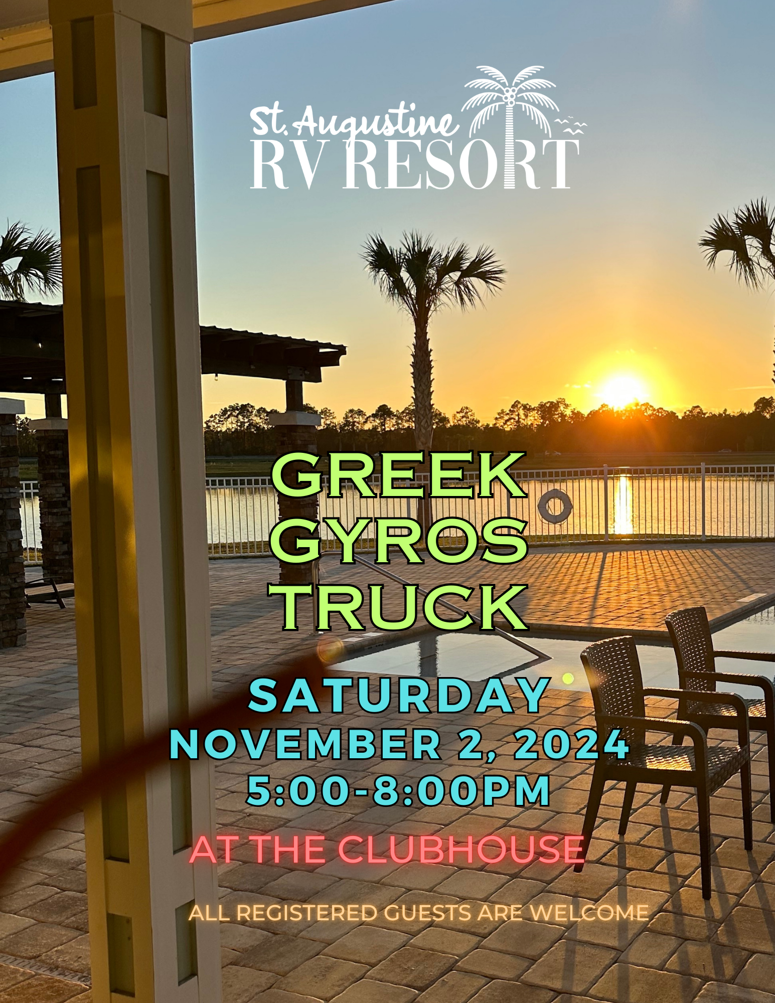 Greek Gyros Truck Saturday 11/2 5-8pm