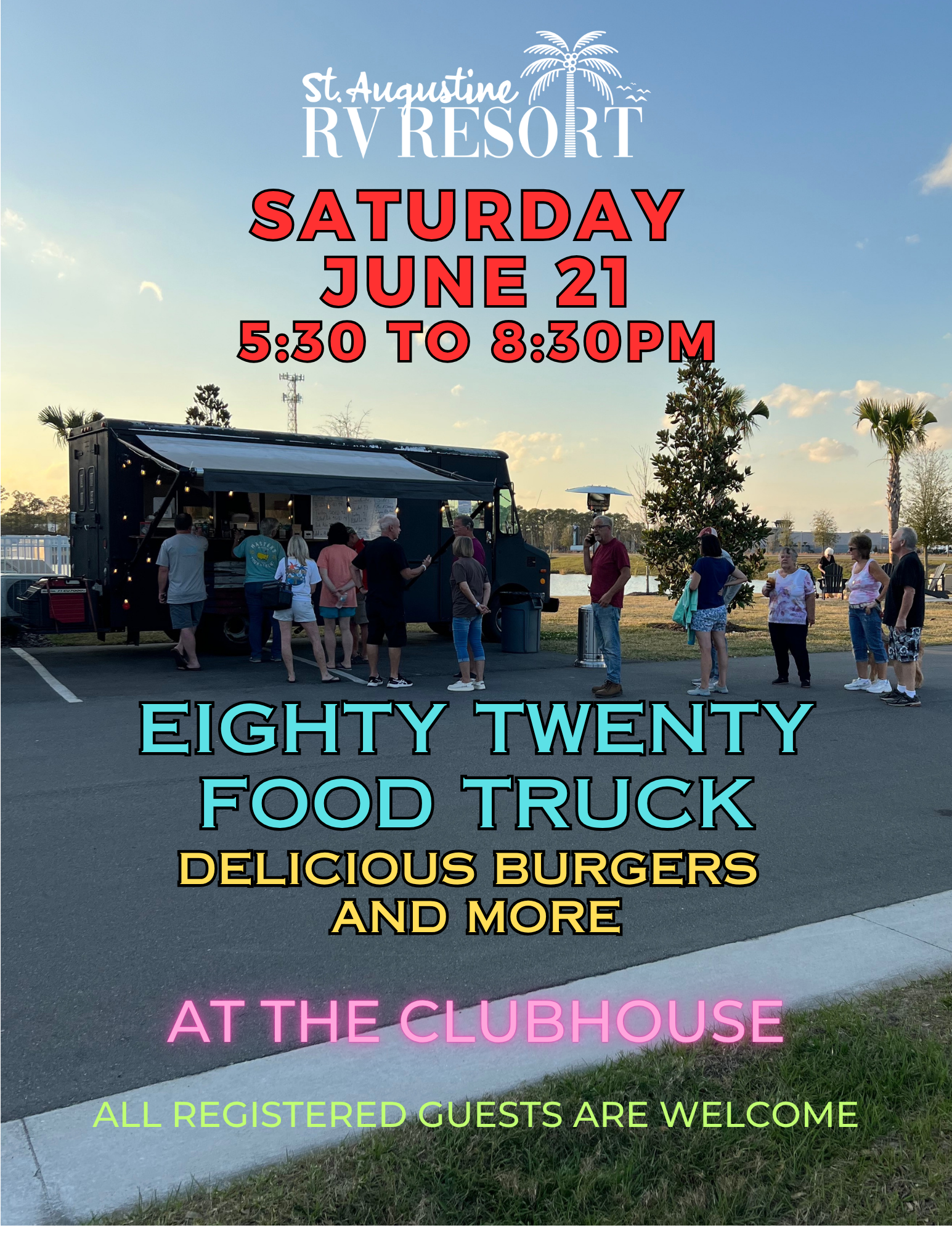 Eighty Twenty Food Truck, Delicious Burgers & More, Saturday June 21, 2025