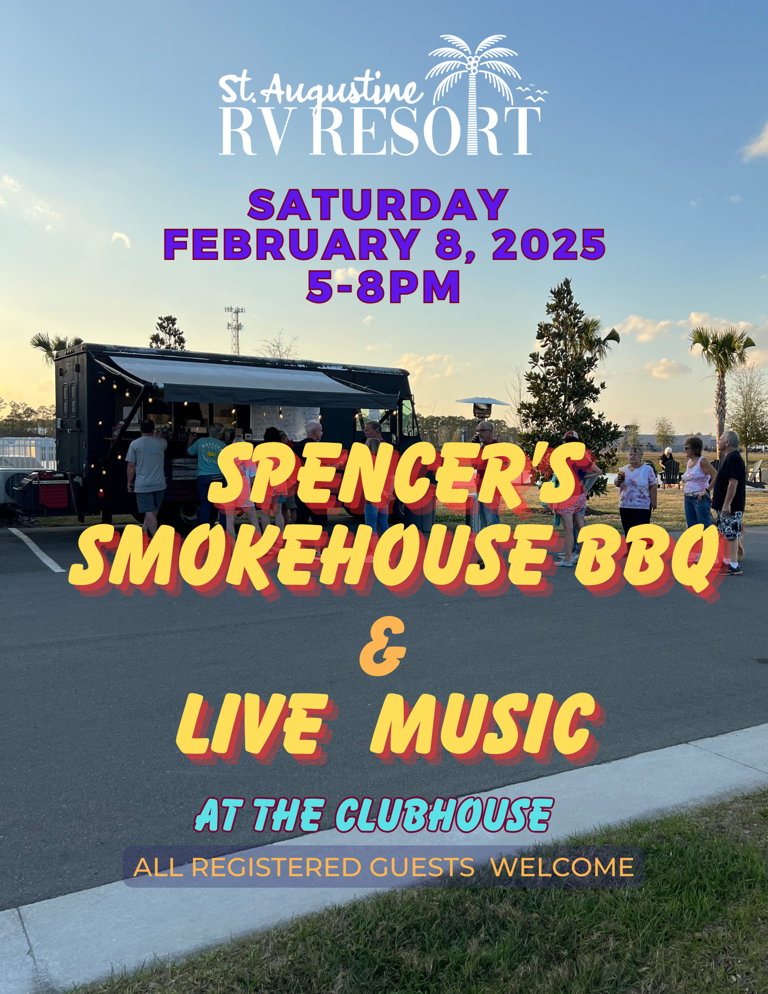 Smokehouse BBQ Truck & Live Music Feb 8 2025