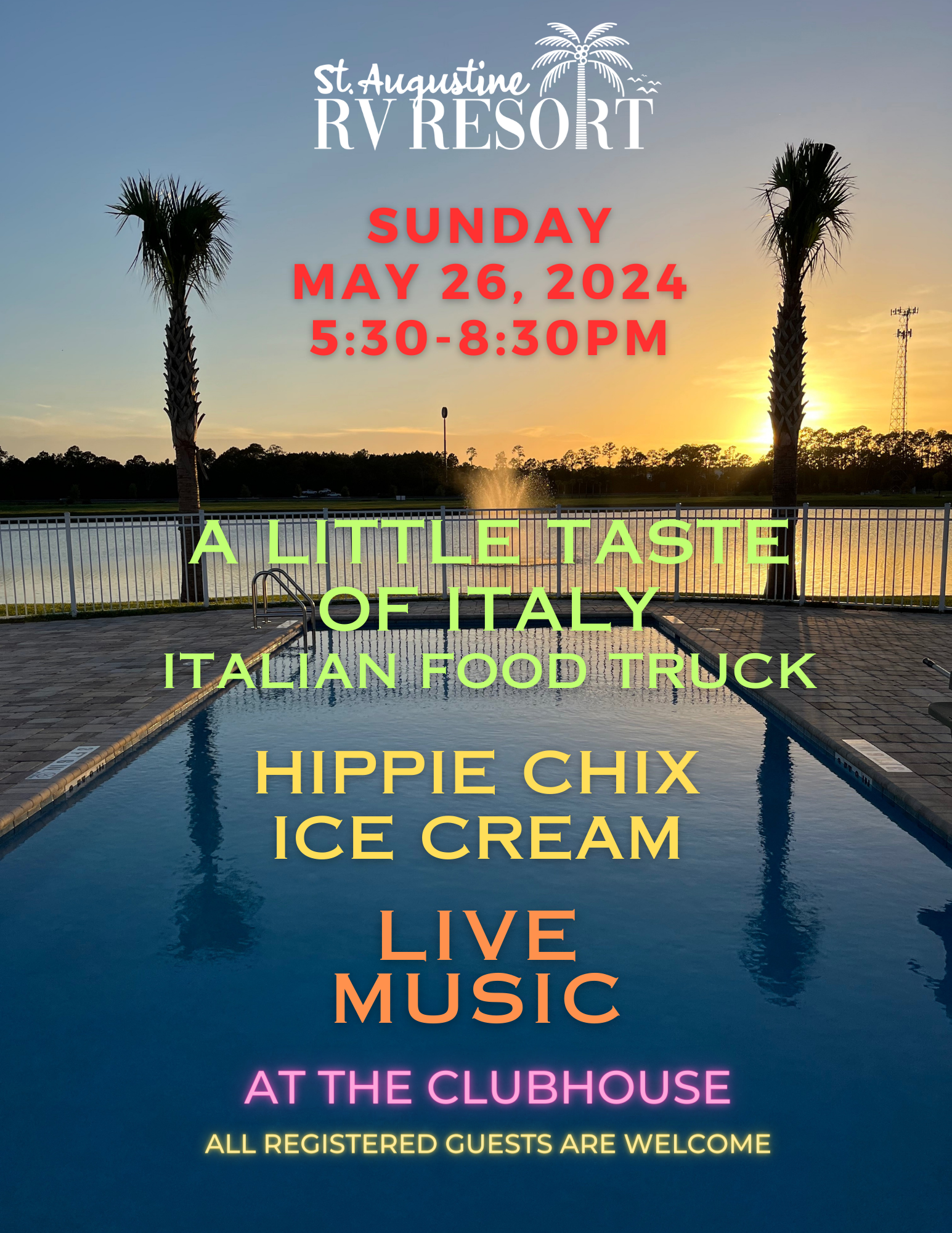 Sunday Night Food Trucks and Live Music 5/26/24