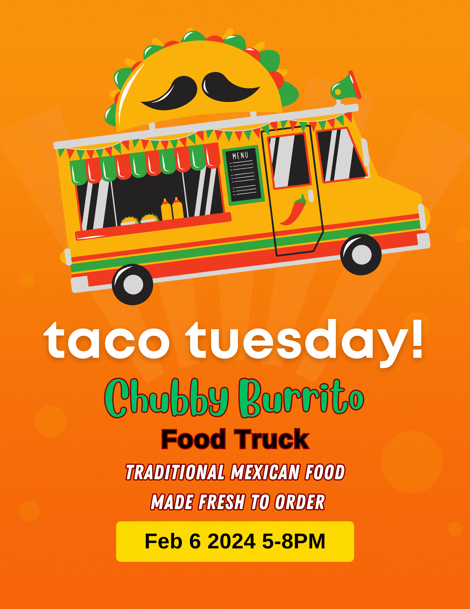 Taco Tuesday! 2/6 5-8pm